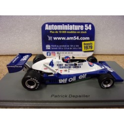 1978 Tyrrell 008 n°4 Patrick Depailler 2nd Austrian GP S7238 Spark Model