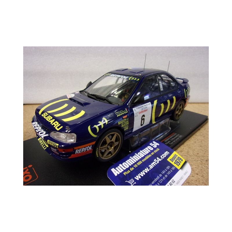 1995 Subaru Impreza 555 n°6 Liatti - Alessandrini Tour de Corse 18RMC063C Ixo Models