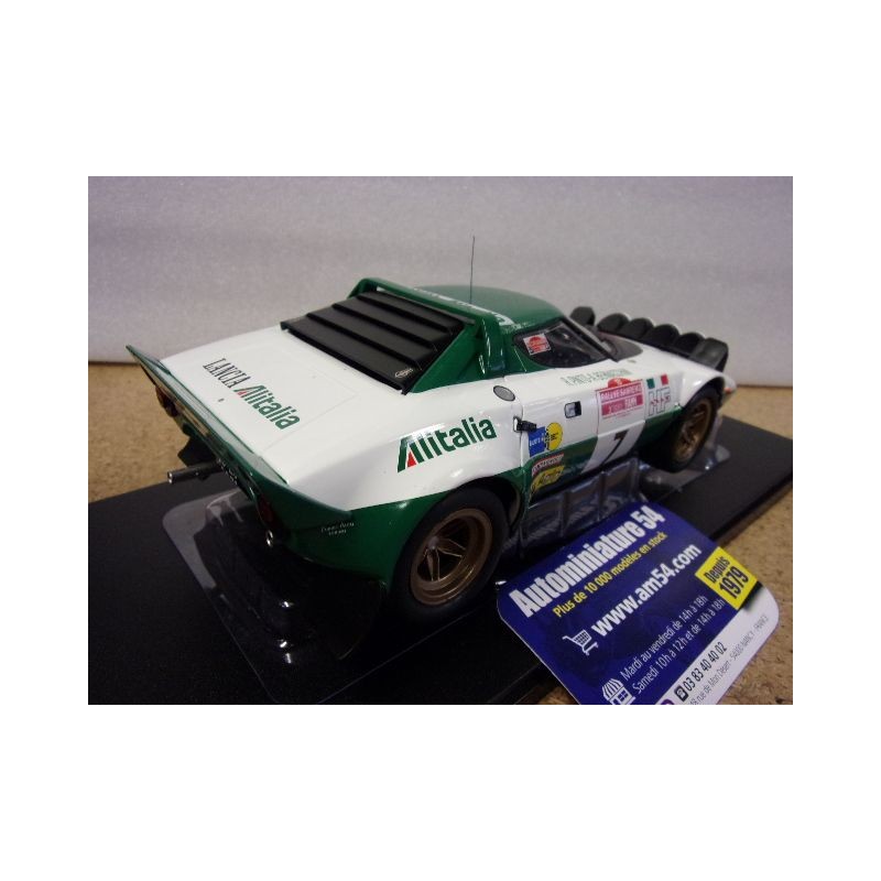 Miniature Lancia Stratos Alitalia 1976 Sunstar 1/18 - Voiture De Sport Métal