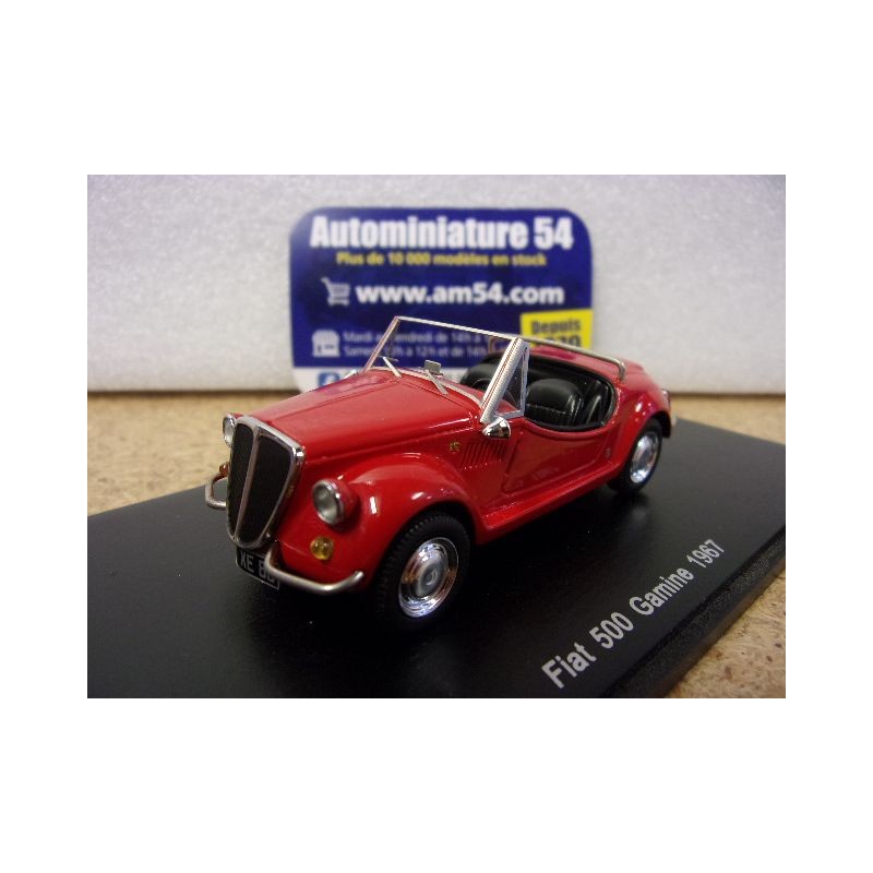 Fiat 500 Gamine Red 1967 S1498 Spark Model