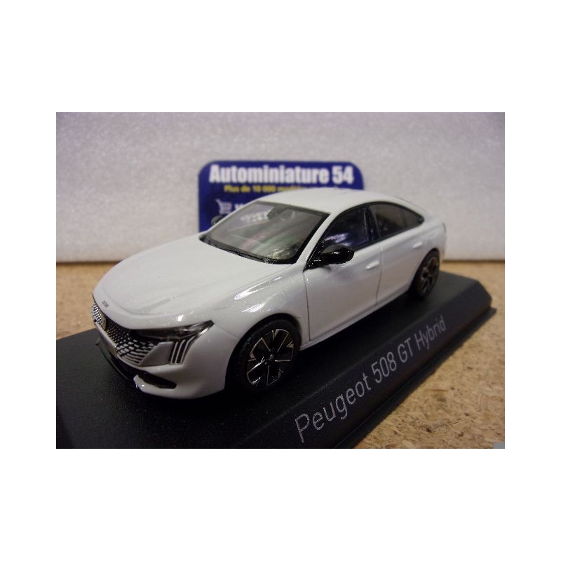 Peugeot 508 GT Hybrid Okenite White 2023 475832 Norev