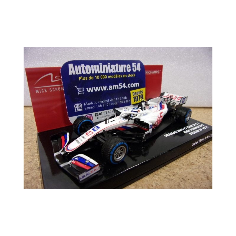 2021 Haas F1 Team VF-21 n°47 Mick Schumacher Belgian GP 417211347 Minichamps