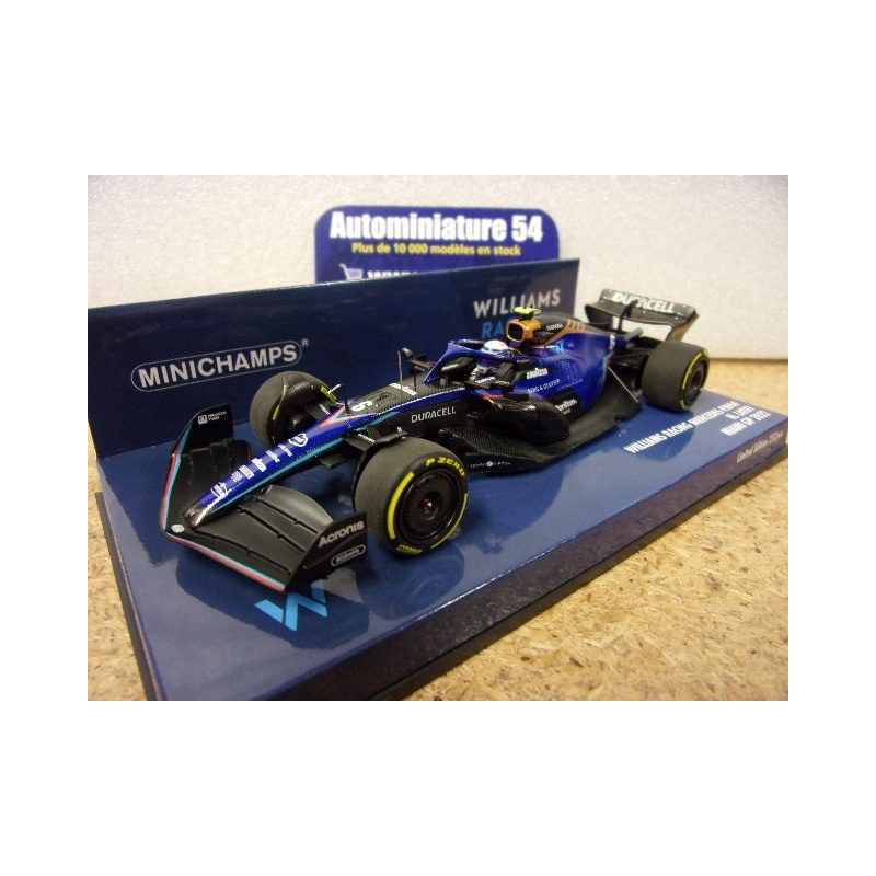 2022 Williams Mercedes FW44 n°6 N Latifi Miami GP 417220506 Minichamps