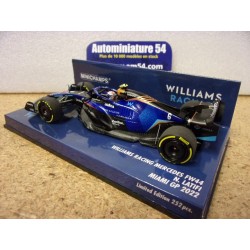 2022 Williams Mercedes FW44 n°6 N Latifi Miami GP 417220506 Minichamps