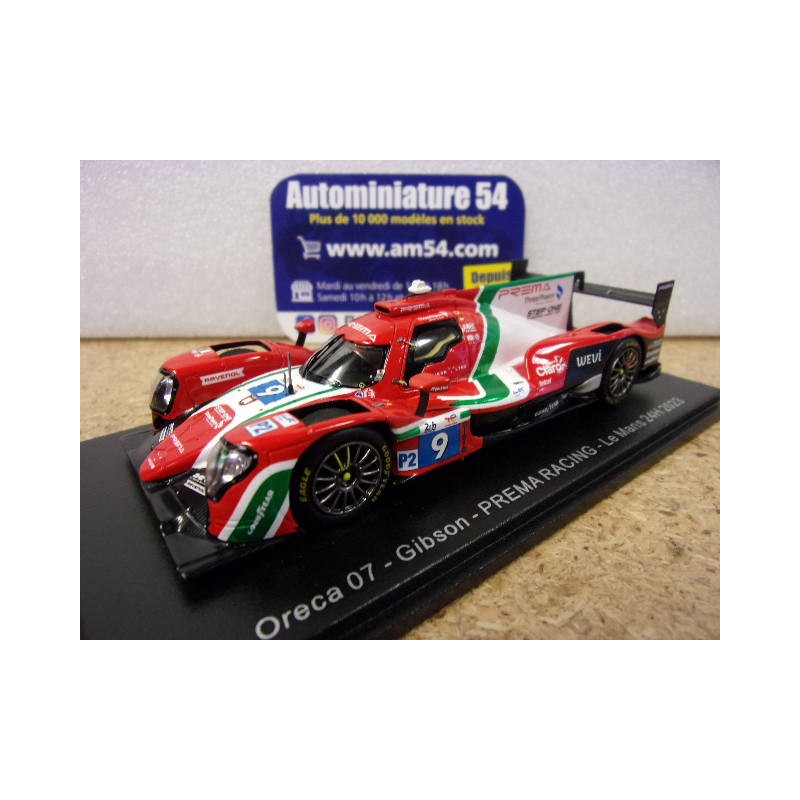 2023 Oreca 07 Prema Gibson n°9 Viscaal - Correa - Ugran LMP2 Le Mans S8734 Spark Model