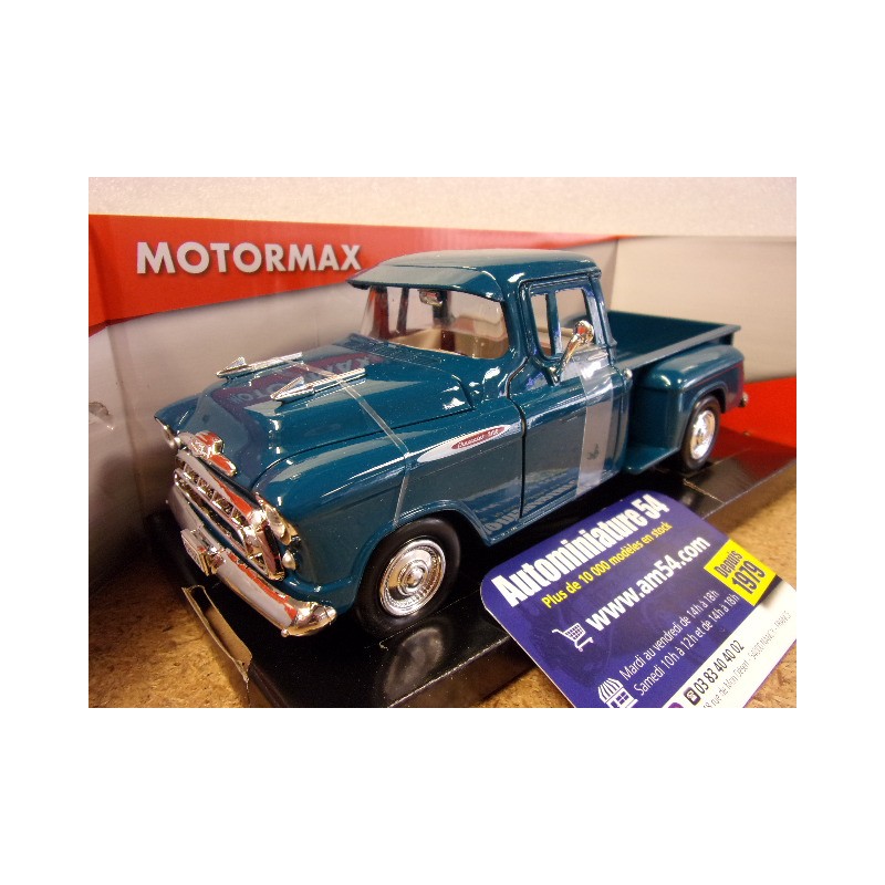 Chevrolet Chevy 3100 Stepside Pick Up Blue 1957 79381B MotorMax