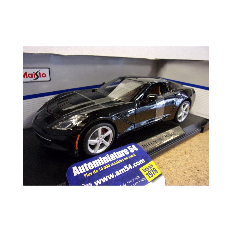 Chevrolet Corvette C7 Stingray Black 2014 31182Bl Maisto