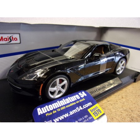 Chevrolet Corvette C7 Stingray Black 2014 31182Bl Maisto