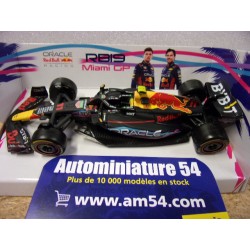 2023 Red Bull Racing RB19 n°11 Sergio Perez Miami 18-38082-SPM Bburago Racing