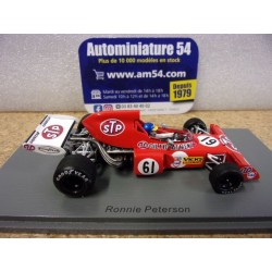 1972 March 721X n°61 Ronnie Peterson Race Of Champions S7166 Spark Model