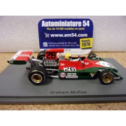 1973 Iso IR n°26 Graham McRae British GP S7572 Spark Model