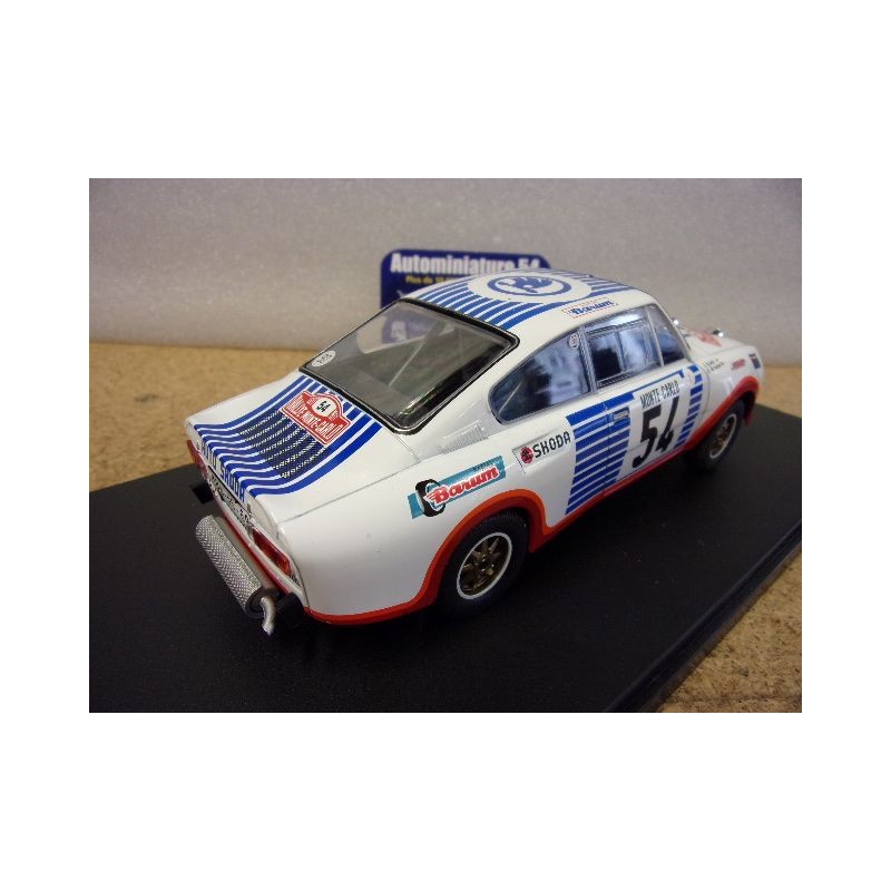 Modellino Skoda 130 RS Rally Montecarlo 1977 – Kvaizar 1:24 IXO 24RAL030B - Foto 4