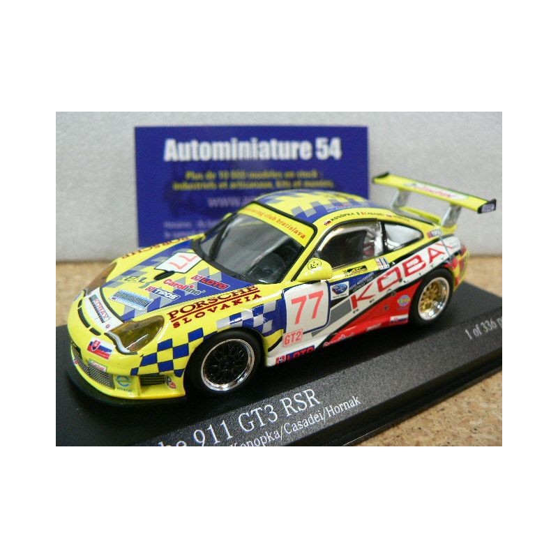 2008 Porsche 911 - 996 GT3 RS Konopka - Casadei - Hamok 12H Sebring 400086977 Minichamps