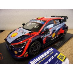 2023 Hyundai I20 N Rally1 WRC n°11 Neuville - Wydaeghe Monte Carlo 18RMC153A Ixo Models