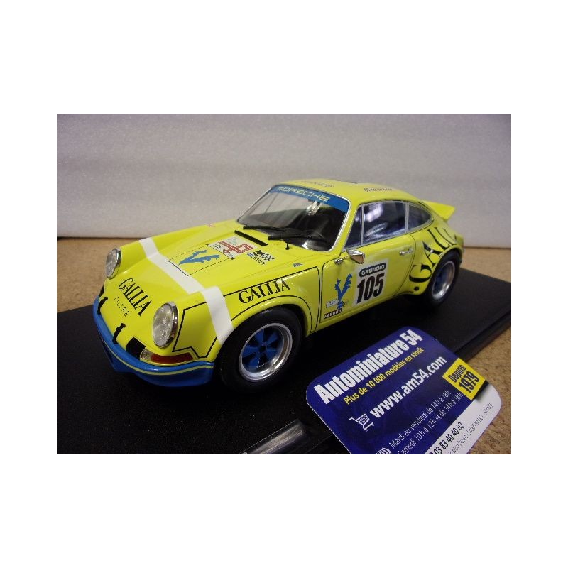 1973 Porsche 911 RSR n°105 Lafosse - Angoulet Tour de France Auto S1801118 Solido