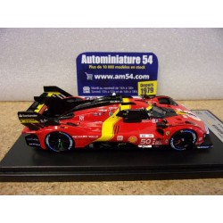 2023 Ferrari 499P AF Corse n°50 Fuoco - Molina - Nielsen Le Mans LSLM161 Look Smart