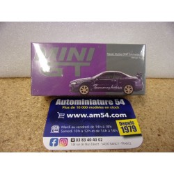 Nissan Skyline GT-R R34 Tommykaira R z Midnight Purple MGT0616 True Scale Models Mini GT