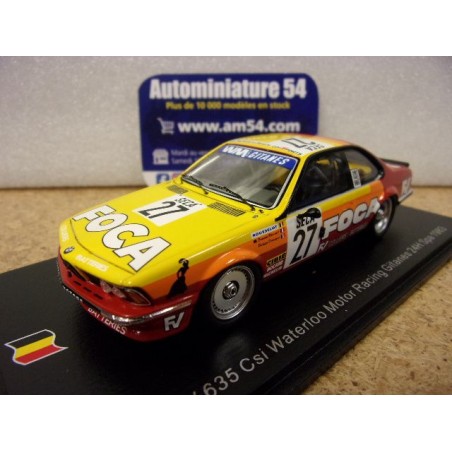 1983 BMW 635 CSI n°27 Hesnault - Rousselot - Dermagne SB652 Spark Model