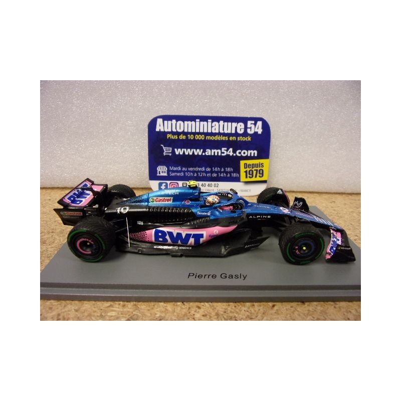 Spark 1/43 Alpine A523 N°10 – BWT Alpine F1 Team (GP Monaco 2023) – Précommande