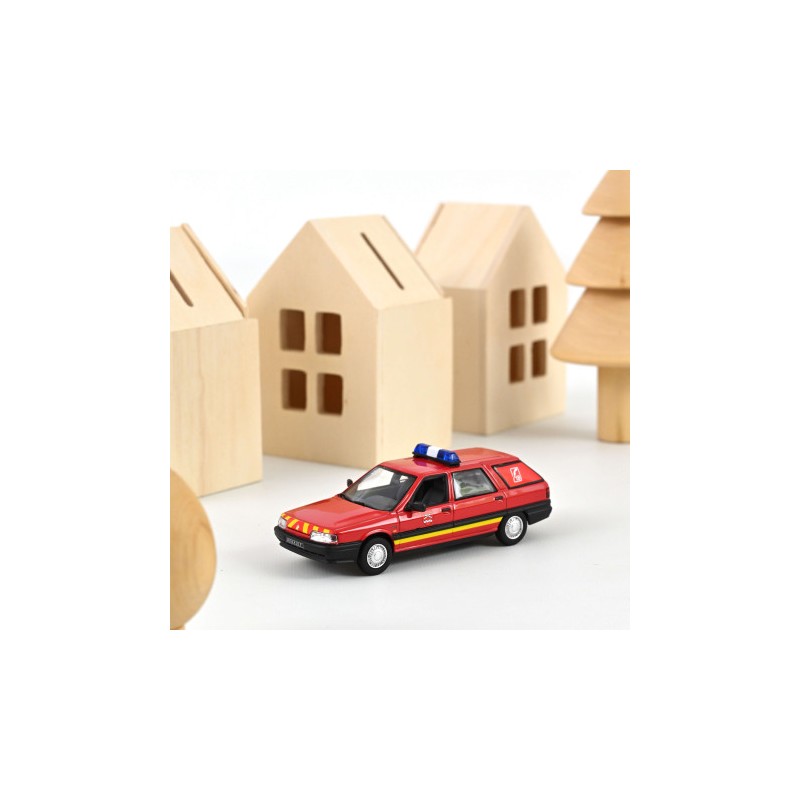 Norev Renault 21 Nevada 1991 Pompiers – Modèle Miniature VTULE échelle 1:43 En Zamac – Collection Pour Adultes Et Ados