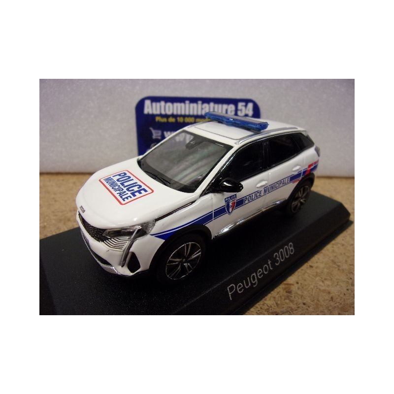 Peugeot 3008 GT Police Municipale 2023 473948 Norev