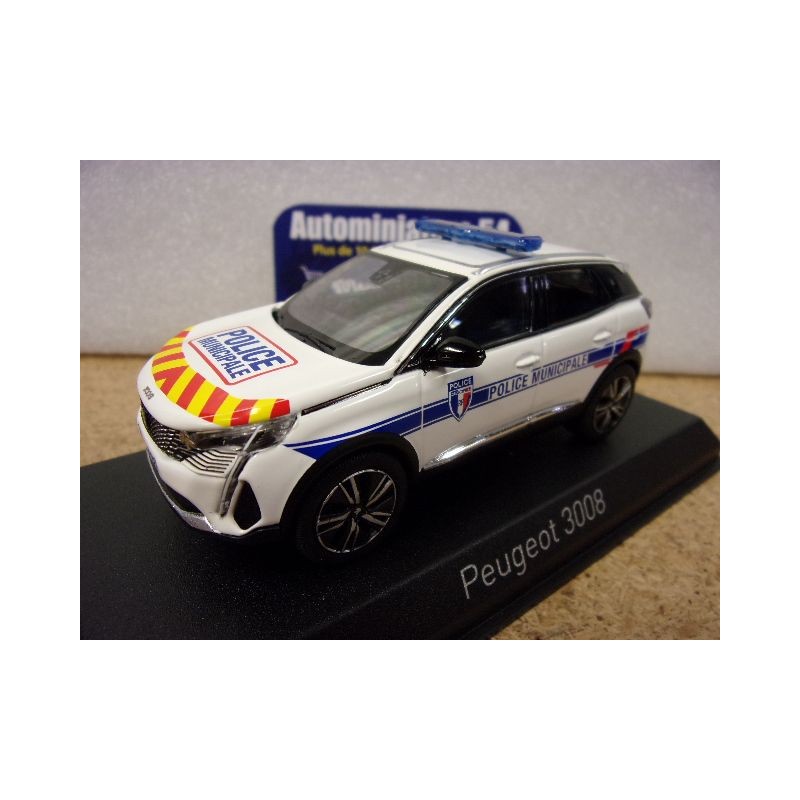 Peugeot 3008 GT Police Municipale signalisation 2023 473949 Norev