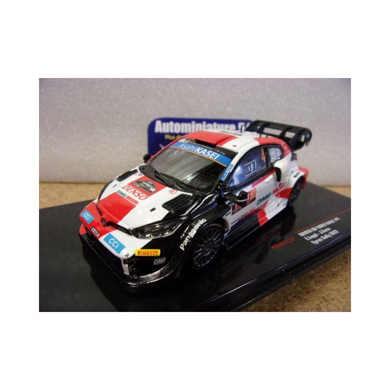 2022 Toyota GR Yaris Rally1 n°4 Lappi - Ferm Ypres Rally RAM874 Ixo Model