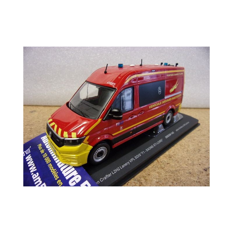 Volkswagen Crafter L2H2 Lanery VPL Sdis 71 Saone et Loire Pompier divers ODEON142