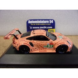 2018 Porsche 911 - 991 GT3 RSR n°92 Pink Pig Christensen - Estre - Vanthoor Le Mans LE43020 Ixo Models