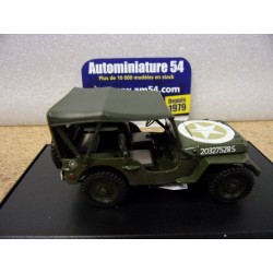 Jeep 80 ième anniversaire D-Day + capote Militaire  91871 Cararama Oliex