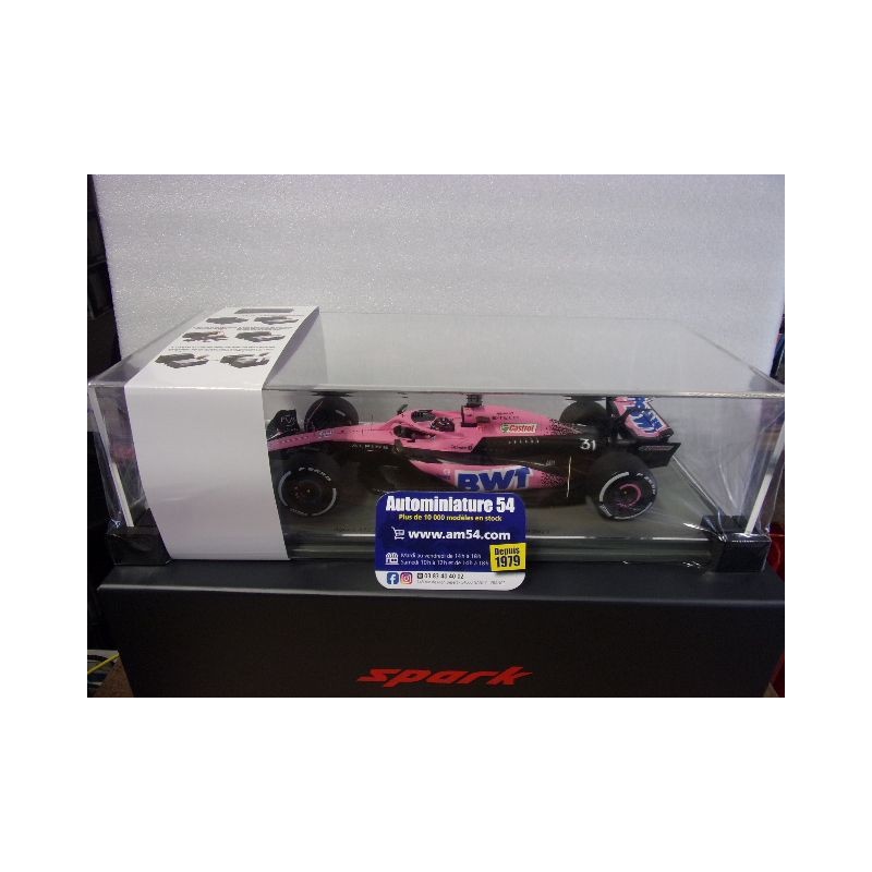 2023 Alpine A522 n°31 Esteban Ocon 8th Arabie Saoudite GP 18S883 Spark Model