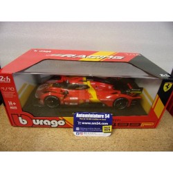 2023 Ferrari 499P AF Corse N°51 Pier Guidi - Calado - Giovinazzi 1st winner LE MANS 18-16301-51 Bburago Racing