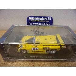 1989 Spice SE89C n°22 Thyrring - Taylor - Harvey Le Mans S6806 Spark Model