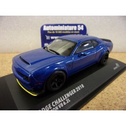 Dodge Challenger SRT Demon V8 6.2 Demon Blue 2018 S4310305 Solido
