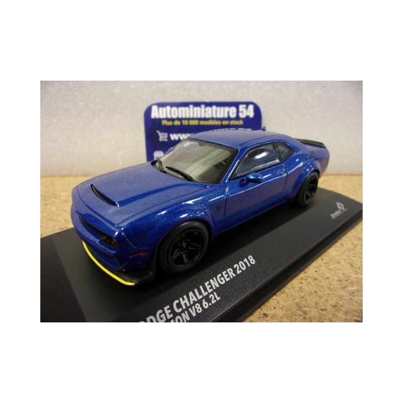 Dodge Challenger SRT Demon V8 6.2 Demon Blue 2018 S4310305 Solido