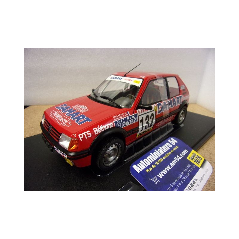 1986 Peugeot 205 GTI n°132 Delecour - Pauwels Monte Carlo S1801717 Solido