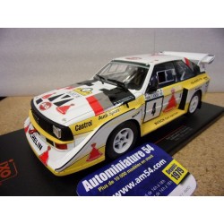 1985 Audi Quattro Sport S1 n°4 Blomqvist - Cedeberg 1000 Lakes 18RMC161A Ixo Models