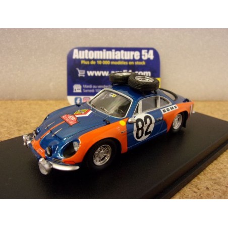 Trofeu / Spark Alpine Renault A110 1973 Monte-Carlo N°82 - Miniature 1/43 Résine