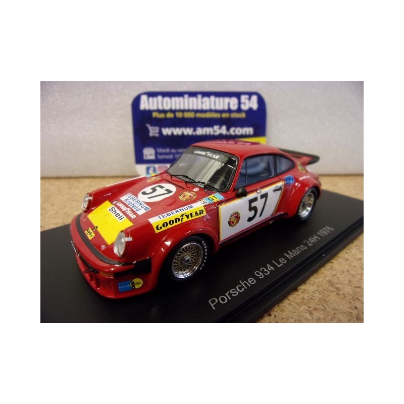 1976 Porsche 934 n°57 Schenken - Hezeman Le Mans S9819 Spark Model