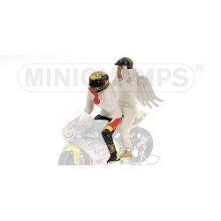 1999 Figurine Valentino Rossi + Angel Rio de Janeiro GP 250 312990096 Minichamps