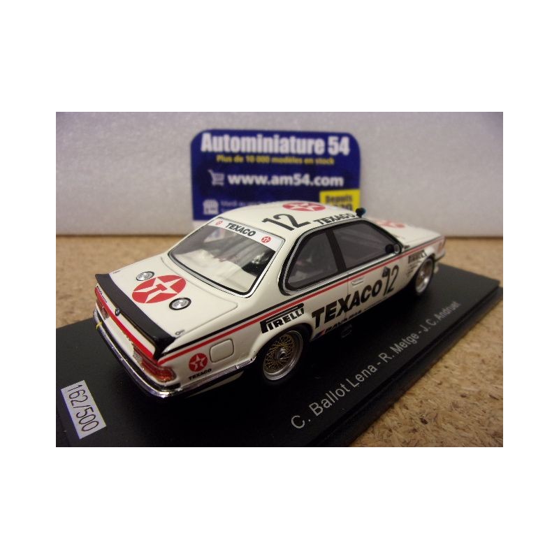1985 BMW 635CSi n°12 Ballot Léna - Metge - Andruet 24H Spa