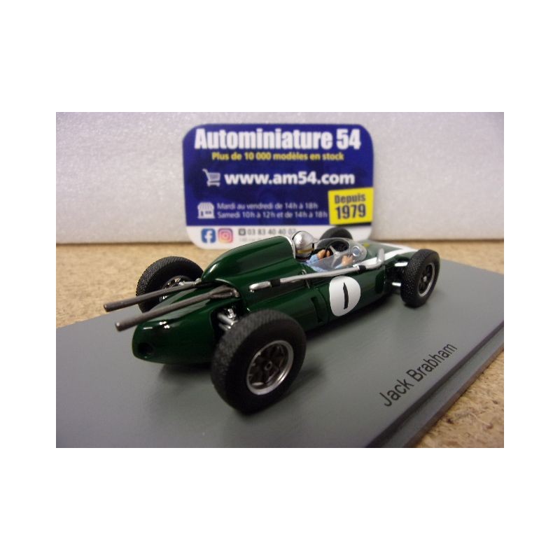 1961 Cooper T58 n°1 Jack Brabham German GP S8074 Spark Model
