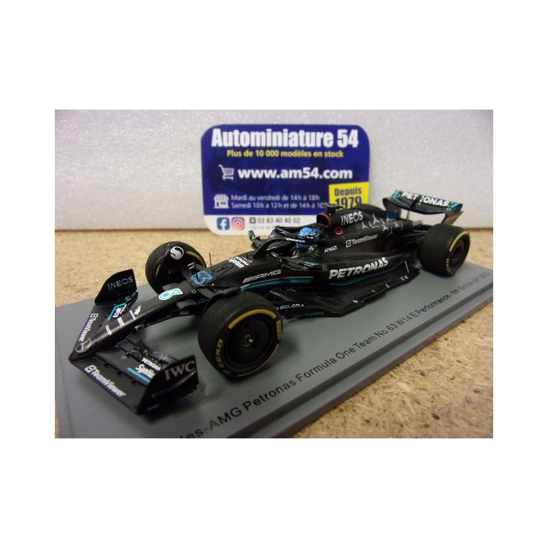 2023 Mercedes AMG Petronas F1 W14E n°63 George Russell 5th British GP S8591 Spark Model