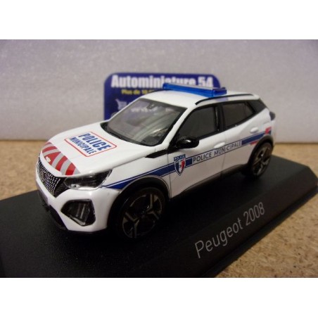 Peugeot 2008 GT Police Municipale signalisation 2024 472876 Norev