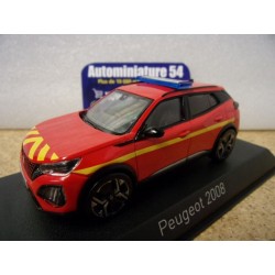 Peugeot 2008 GT Pompier 2024 472874 Norev