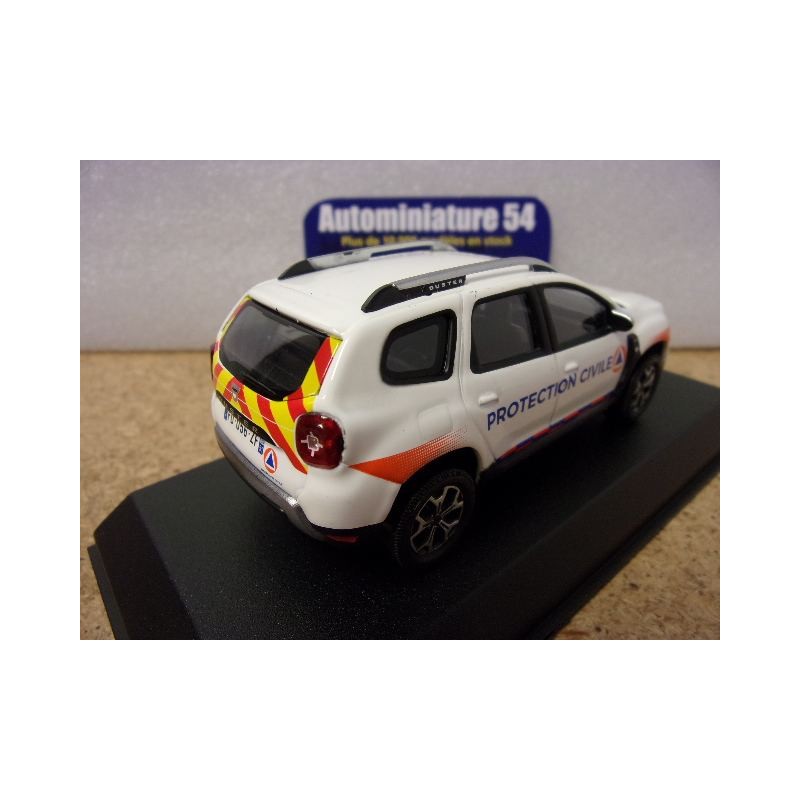 NOREV Dacia Duster 2020 Secouristes – Miniature 1:43 Blanche, Modèle Réduit Pour Collectionneur Adulte