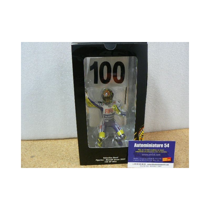 2009 Figurine Valentino Rossi 100 GP Wins Assen 312090176 Minichamps