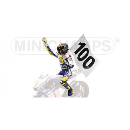 Figurine Minichamps Rossi Assen 2009 - 100e GP Gagné - Échelle 1/12