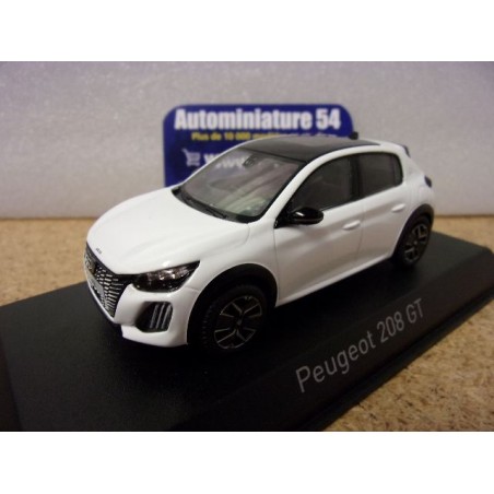 Peugeot 208 GT Bianca White 2024 472841 Norev