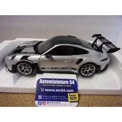 Porsche 911- 992 GT3 RS GT Silvermetallic - black Weissach Package2022 187366 Norev